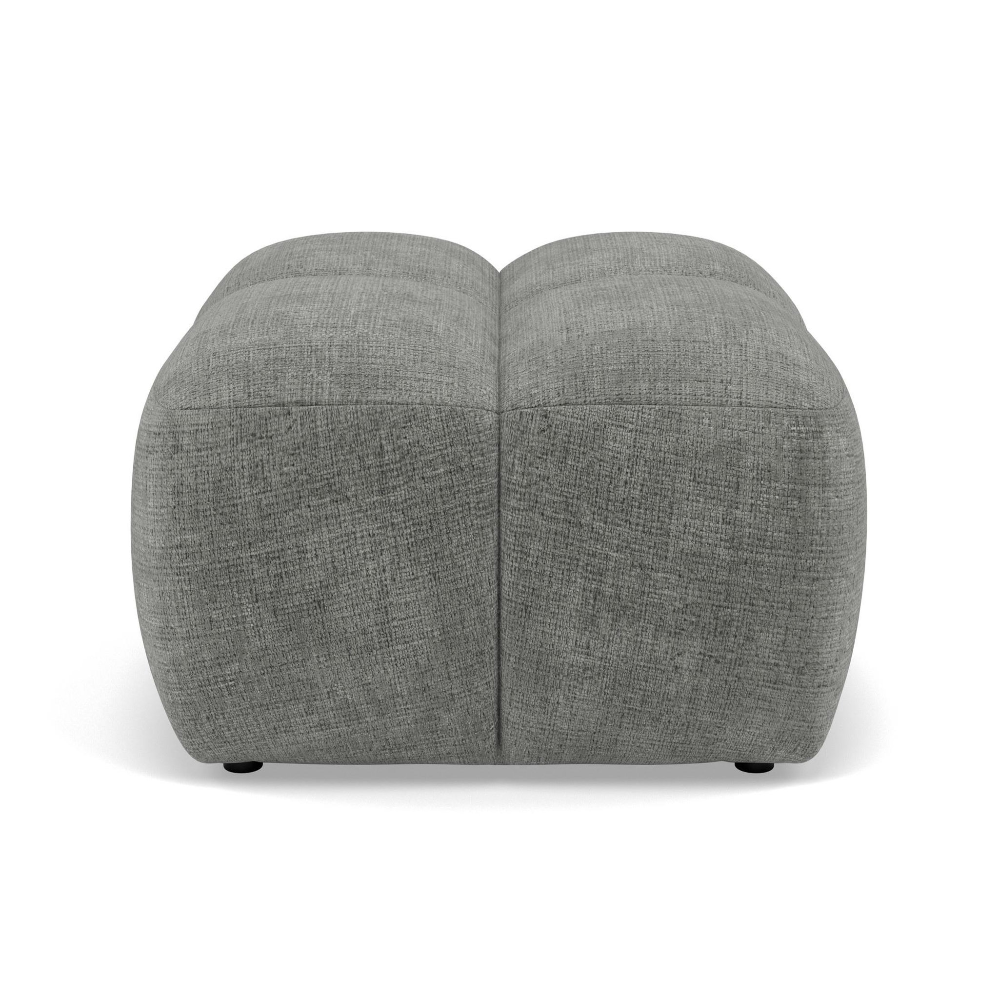 Voir la diapositive 1 : LISA DESIGN Grace - pouf en velours texturé