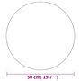 Voir la diapositive 6 : VIDAXL Miroir mural 50 cm Rond Verre