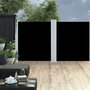 Voir la diapositive 1 : VIDAXL Auvent lateral retractable Noir 140 x 600 cm