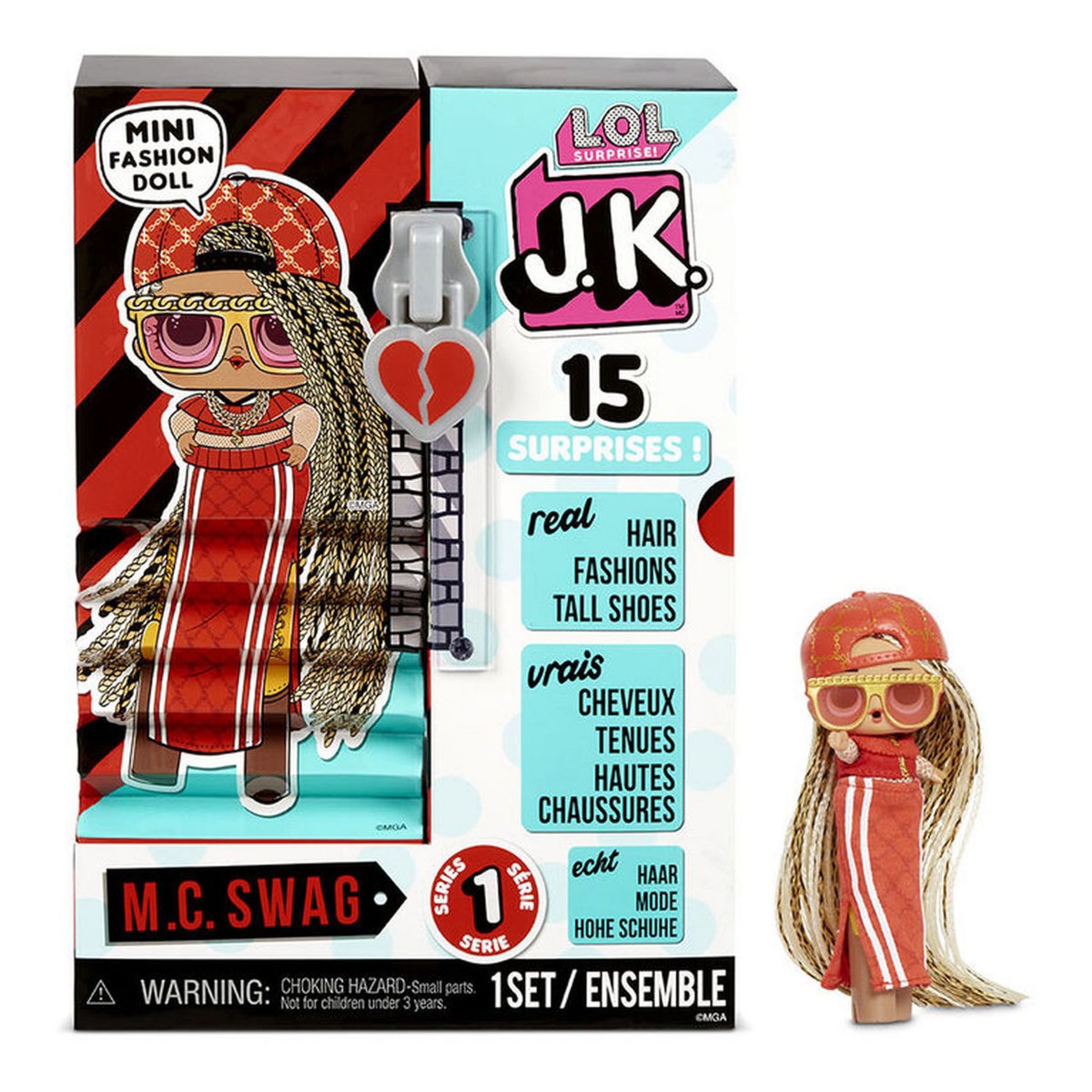 MGA Poupée LOL - Surprise J.K - MC Swag 
