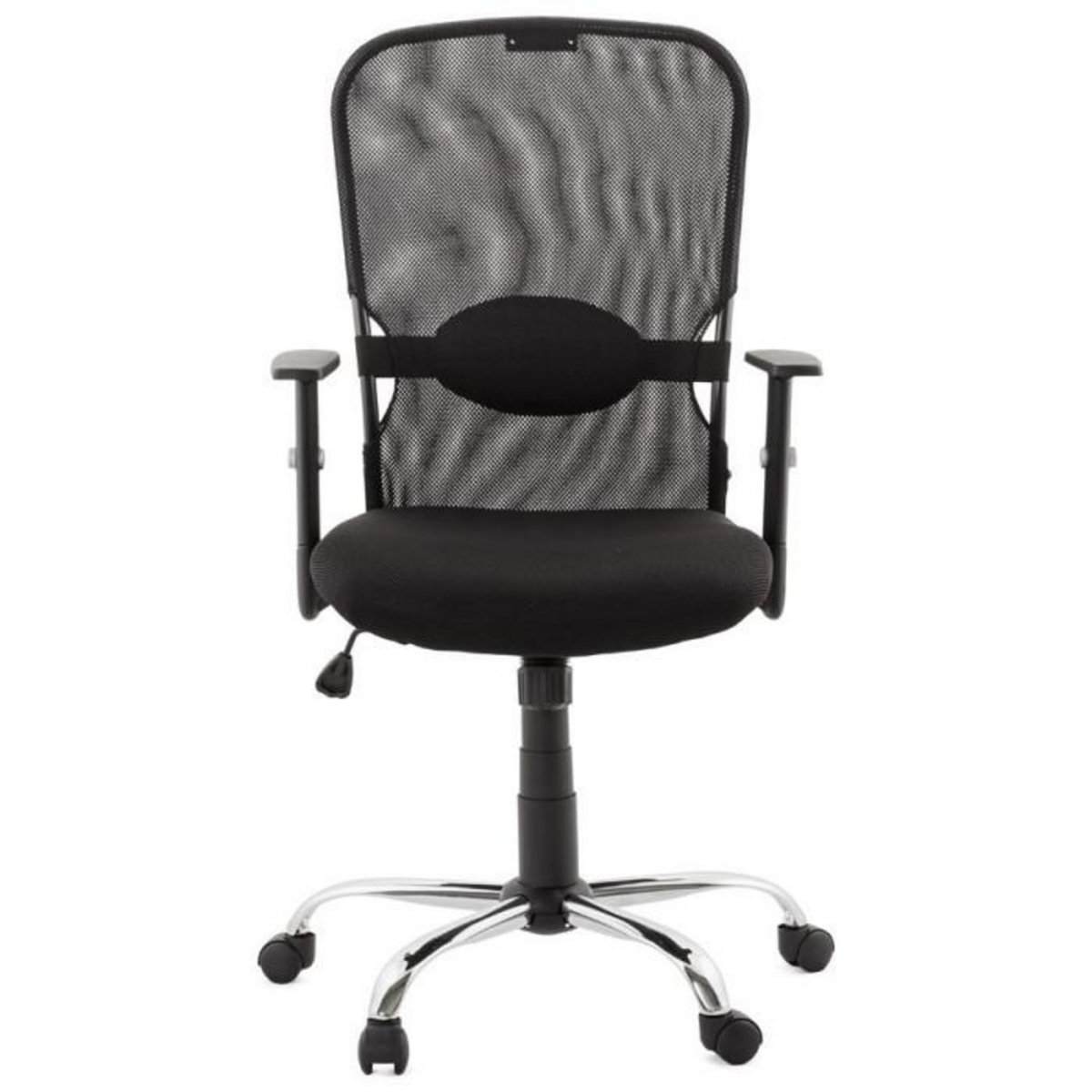 Paris Prix Fauteuil de Bureau en Tissu  Lode  129cm Noir