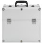 Voir la diapositive 3 : VIDAXL Mallette à maquillage 38x23x34 cm argenté aluminium