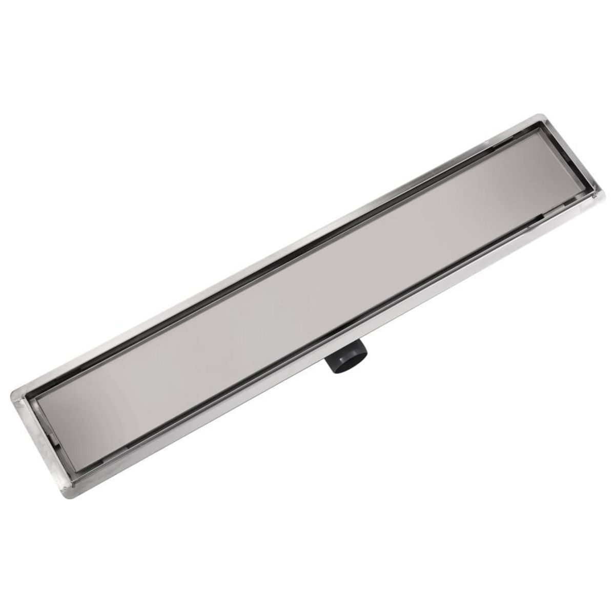 VIDAXL Drain de douche lineaire 730 x 140 mm Acier inoxydable