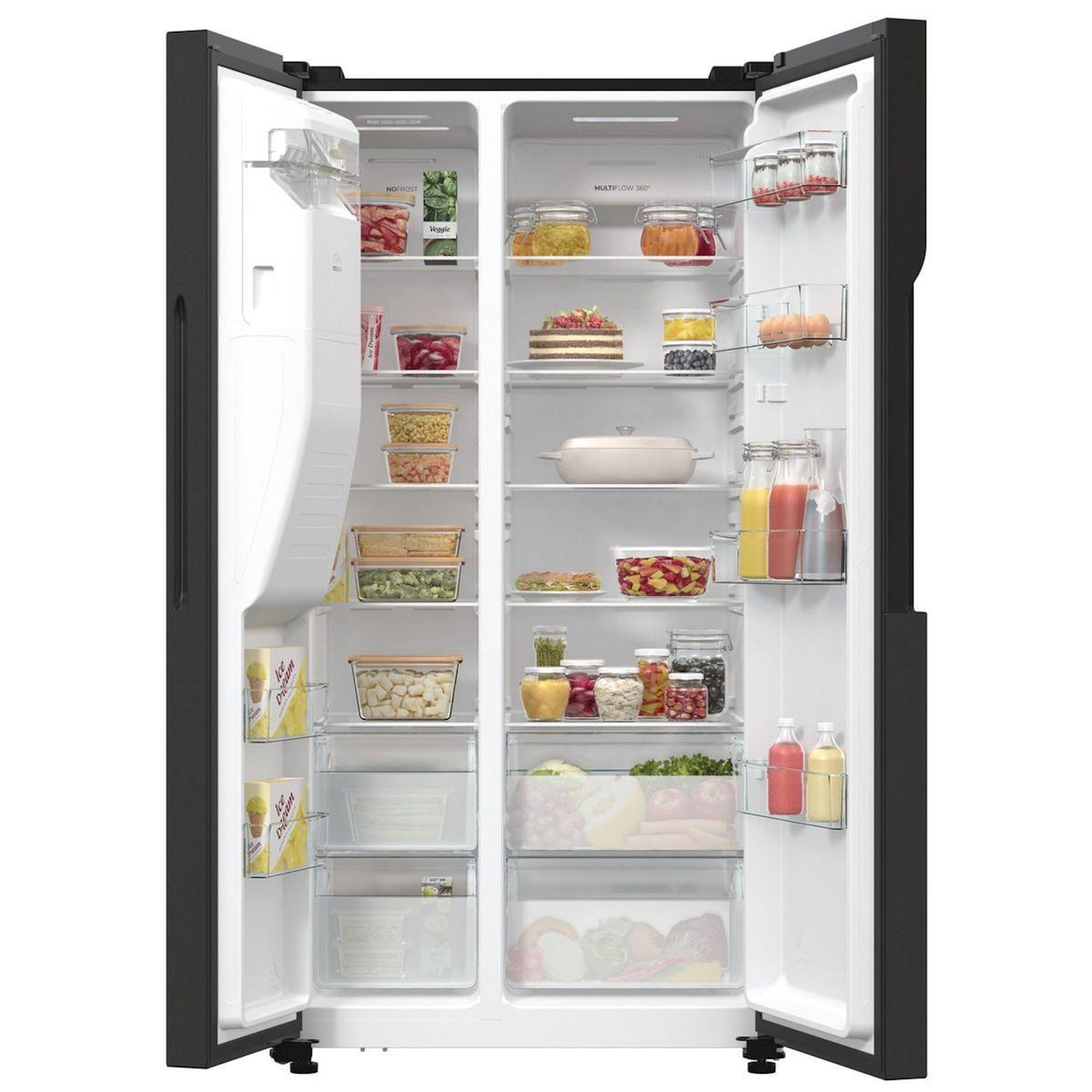 GORENJE Réfrigérateur Américain NRR9185ESBXL1