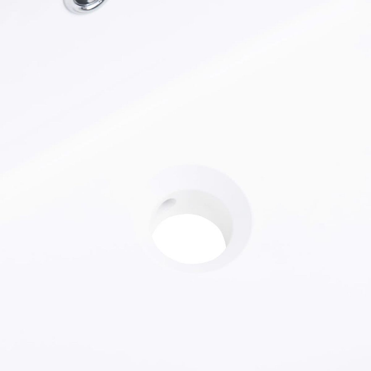 VIDAXL Lavabo double encastre 1205x460x145 mm SMC Blanc