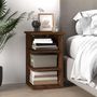 Voir la diapositive 3 : VIDAXL Armoire laterale Chene marron 35x35x55 cm Bois d'ingenierie