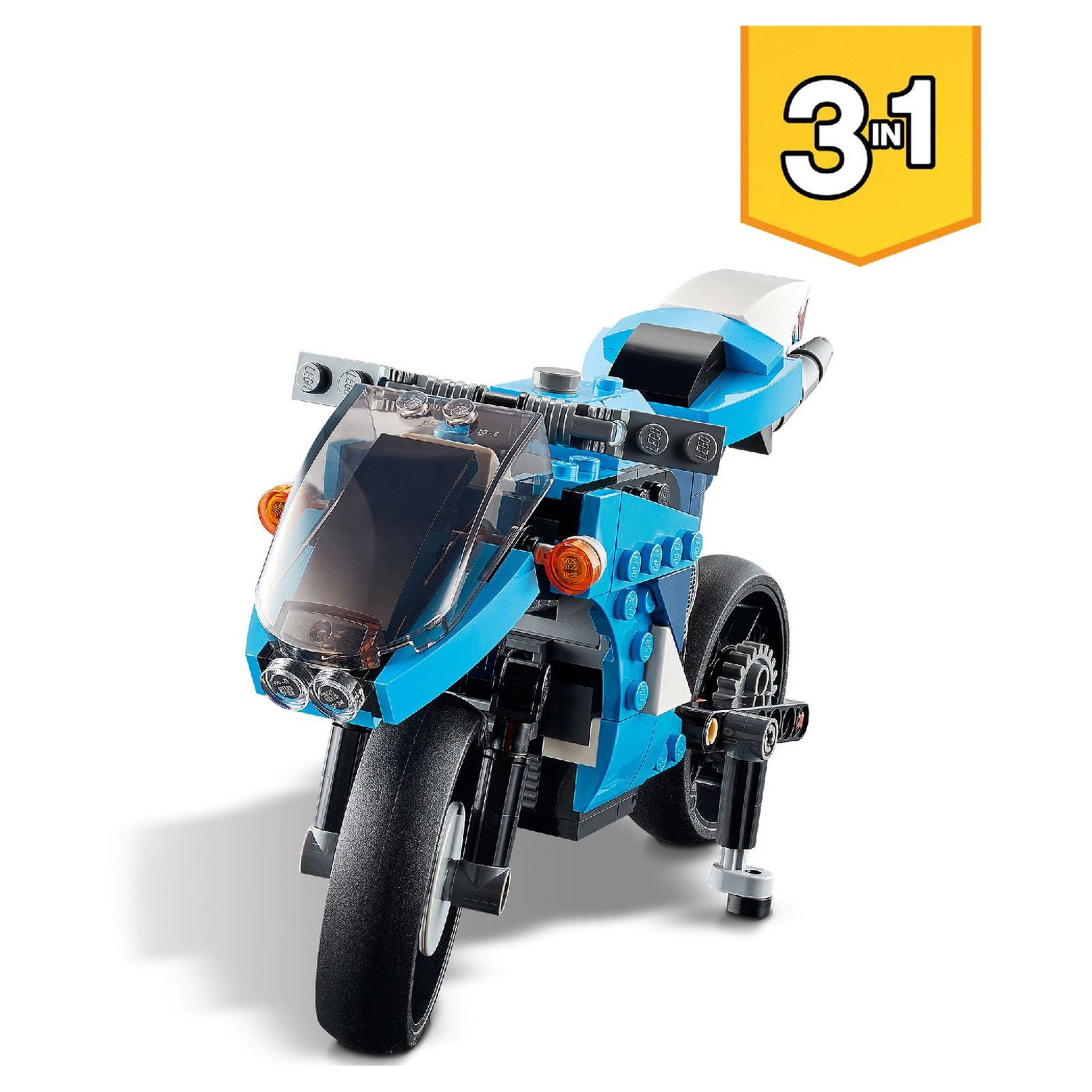 Voir la diapositive 3 : LEGO Creator 31114 - La super moto