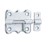 THIRARD Targette à pêne rond THIRARD, acier zingué gris