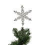 Voir la diapositive 2 : ATMOSPHERA Cimier Sapin Déco  Strass  27cm Argent