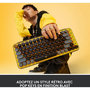 Voir la diapositive 2 : Logitech Clavier sans fil POP Keys Multidispositif-Blast jaune