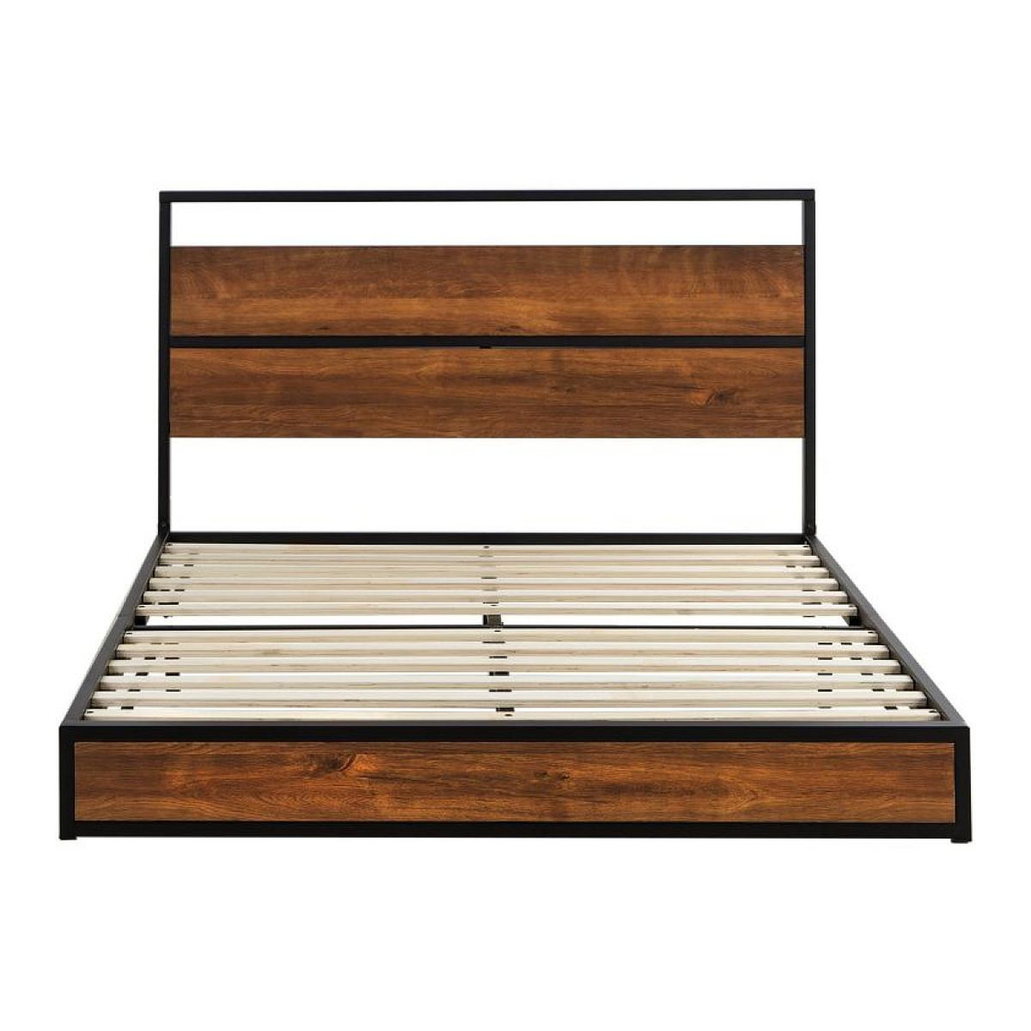 Voir la diapositive 4 : HomeStyle4U Lit en métal bios avec matelas140x200