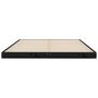 Voir la diapositive 5 : VIDAXL Cadre de lit sans matelas noir 135x190 cm bois de pin massif