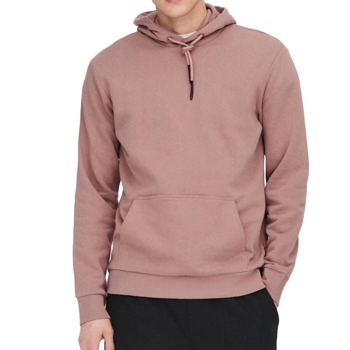 Sweat shirt rose discount homme