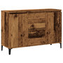 Voir la diapositive 2 : VIDAXL Buffet vieux bois 102x35x70 cm bois d'ingenierie
