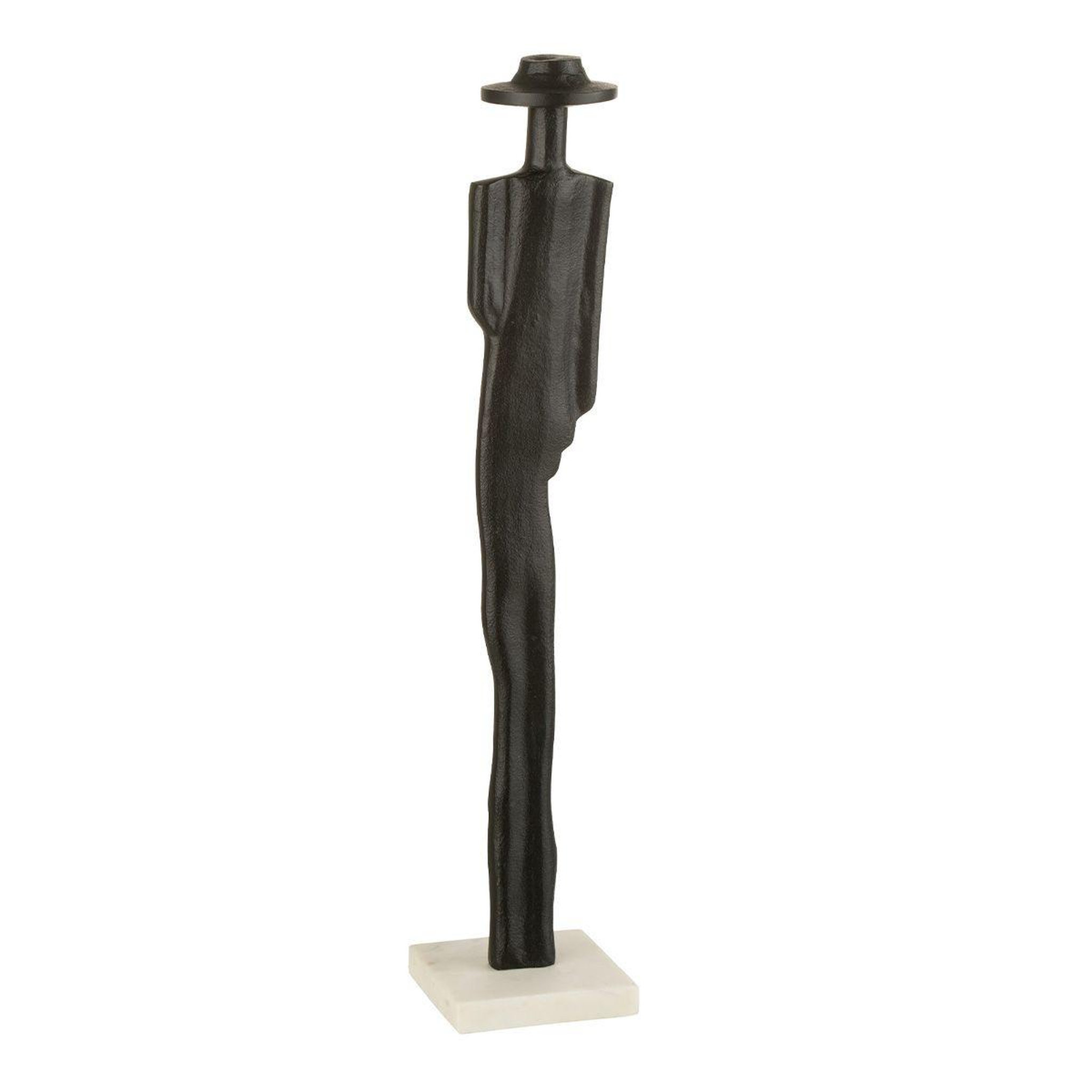 J-LINE Statuette déco  personnage  52cm noir