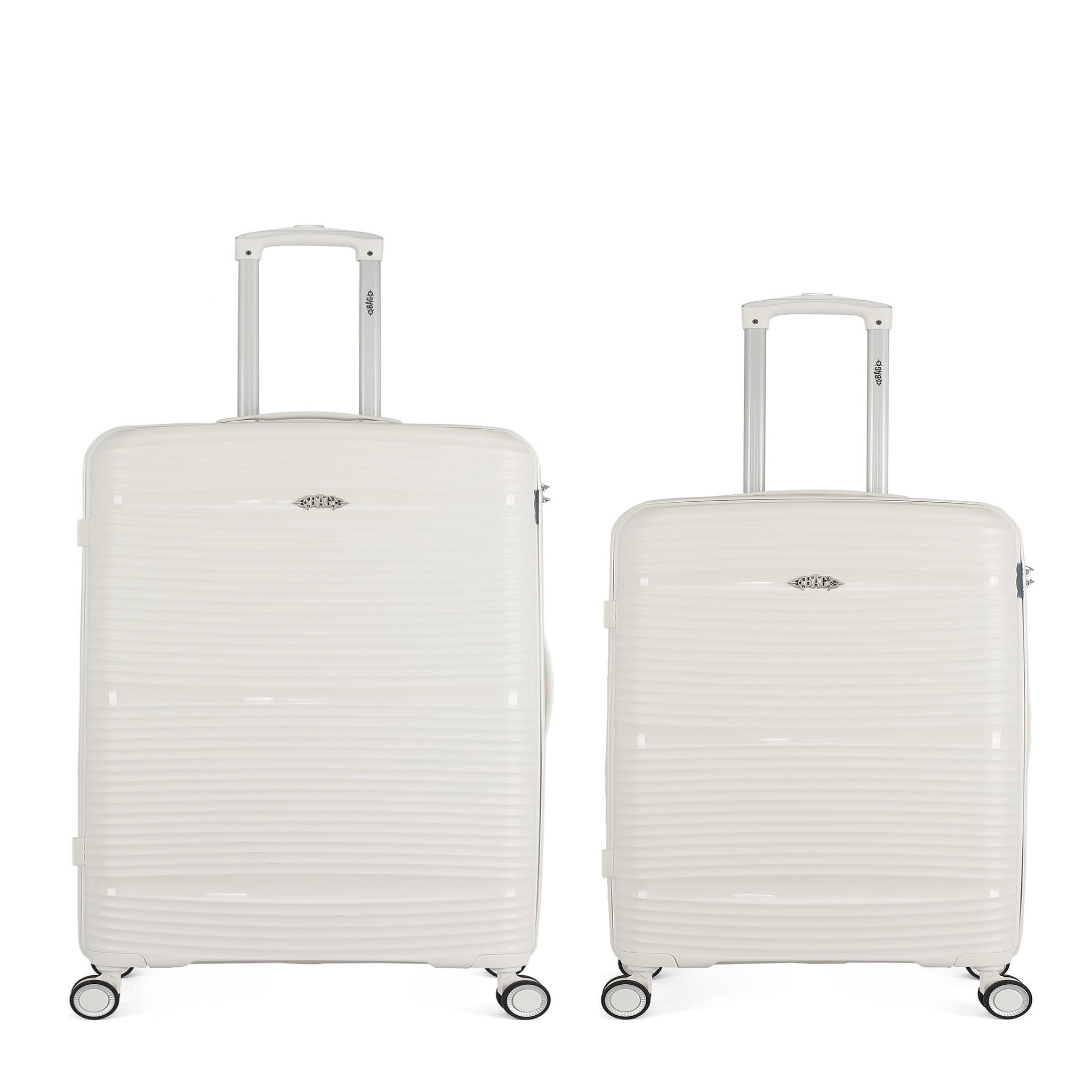 OBAGO Obago  -  lot de 2  -  valise grand format et valise weekend centaure. Coloris disponibles : Bleu, Rouge, Blanc, Gris