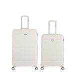 OBAGO OBAGO  -  Lot de 2  -  Valise grand format et valise weekend CENTAURE. Coloris disponibles : Gris, Blanc, Rouge, Bleu