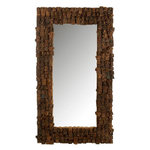 Paris Prix Miroir à Poser en Bois  Syma  180cm Marron