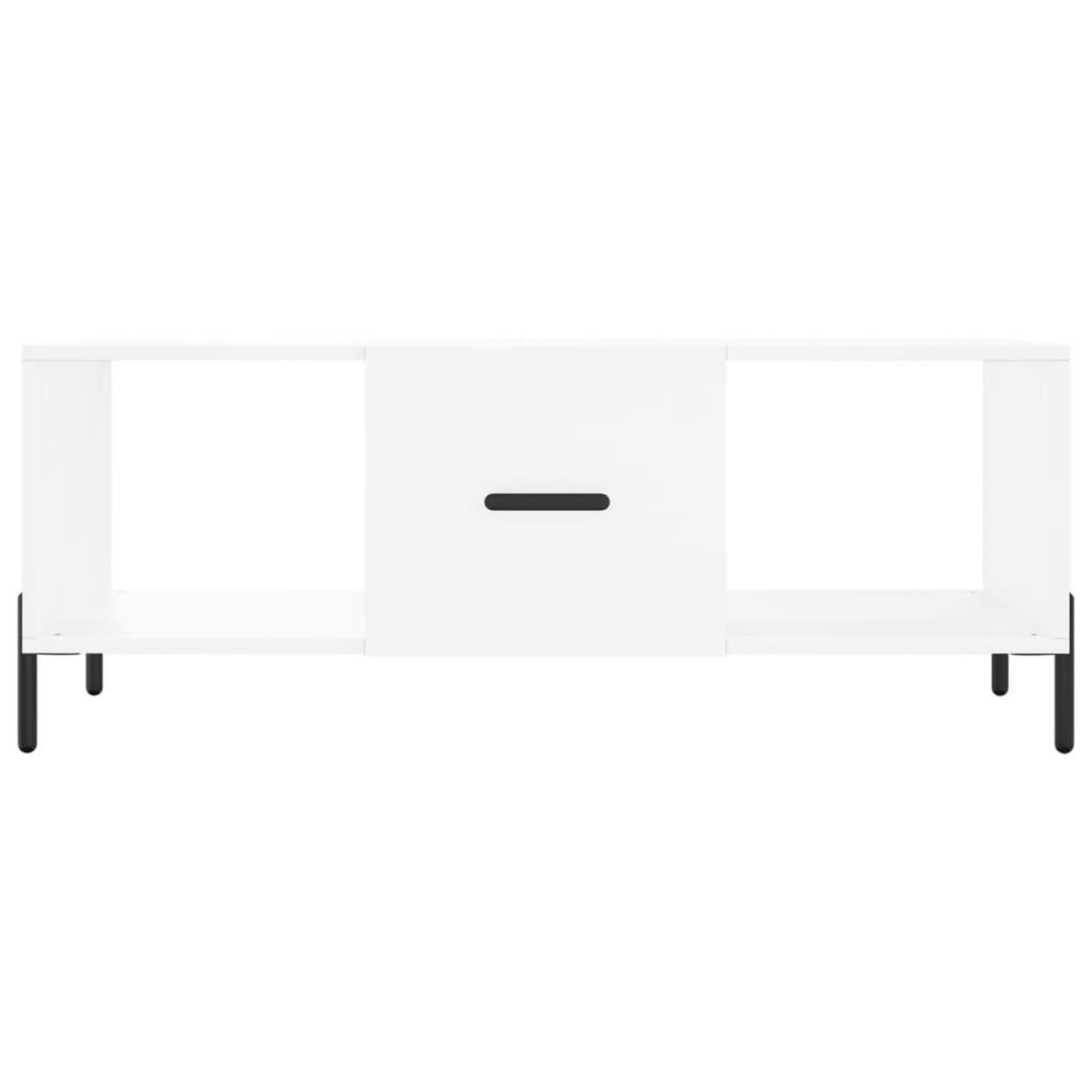 Voir la diapositive 5 : VIDAXL Table basse blanc 102x50x40 cm bois d'ingenierie