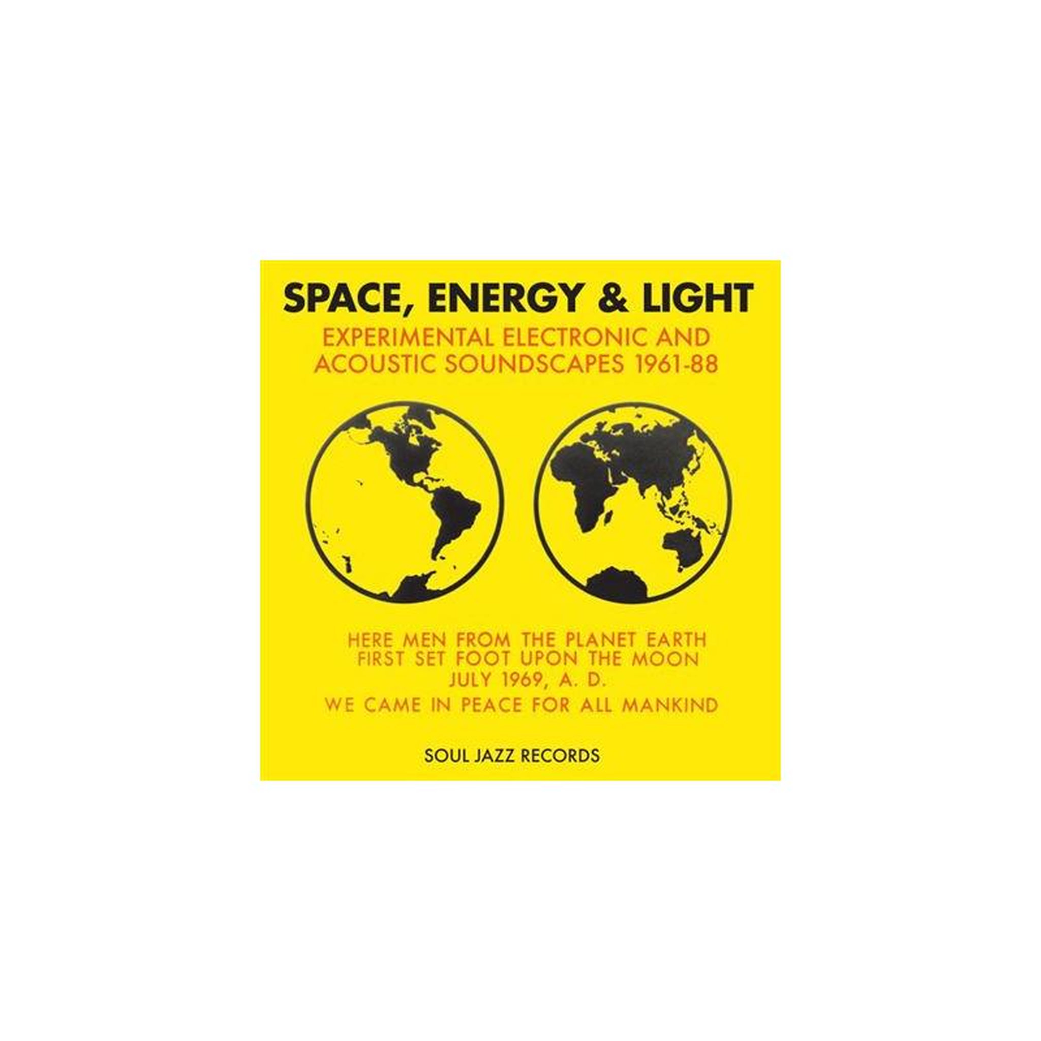 Triple vinyle jaune compilation space, energy & light: experimental electronic & acoustic