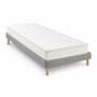 Voir la diapositive 2 : NUITS D'OR Ensemble Sommier Tapissier et Matelas 2 Faces Couchage