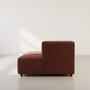 Voir la diapositive 6 : LISA DESIGN Curtis - canapé d'angle droit 4 places avec accoudoir en tissu texturé