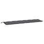 Voir la diapositive 4 : VIDAXL Coussins de banc de jardin lot de 2 anthracite tissu Oxford