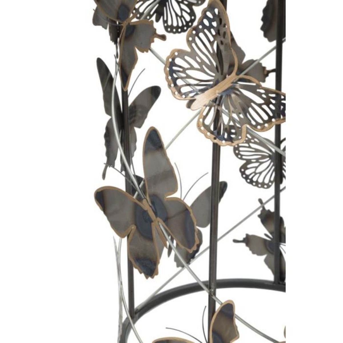 Paris Prix Lot de 2 Tables d'Appoint  Butterfly  55cm Multicolore