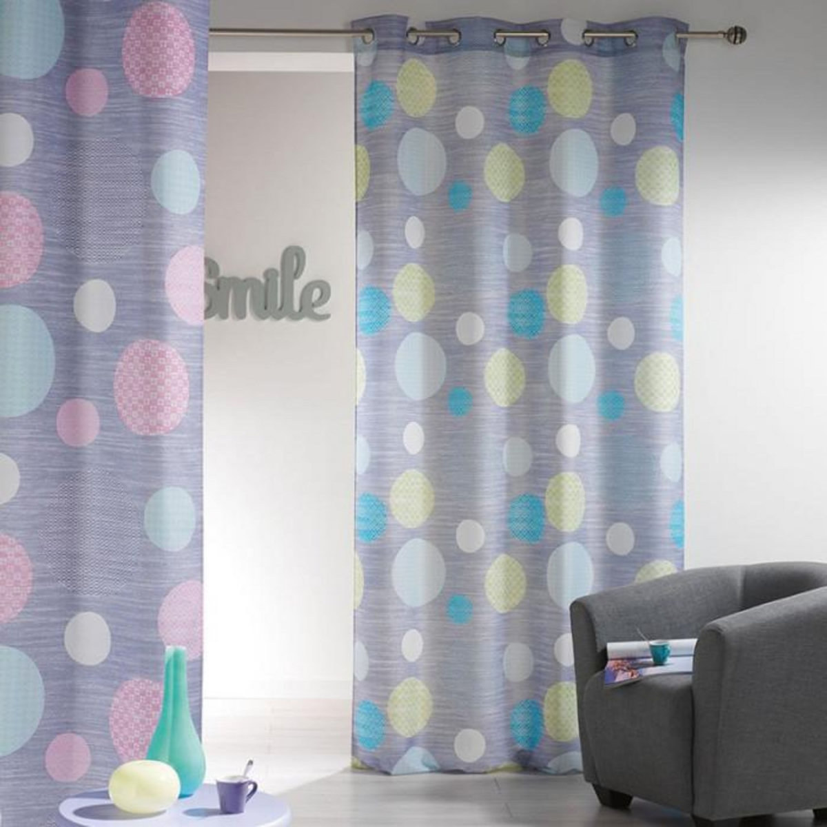 Paris Prix Rideau  Atolls  140x260cm Vert