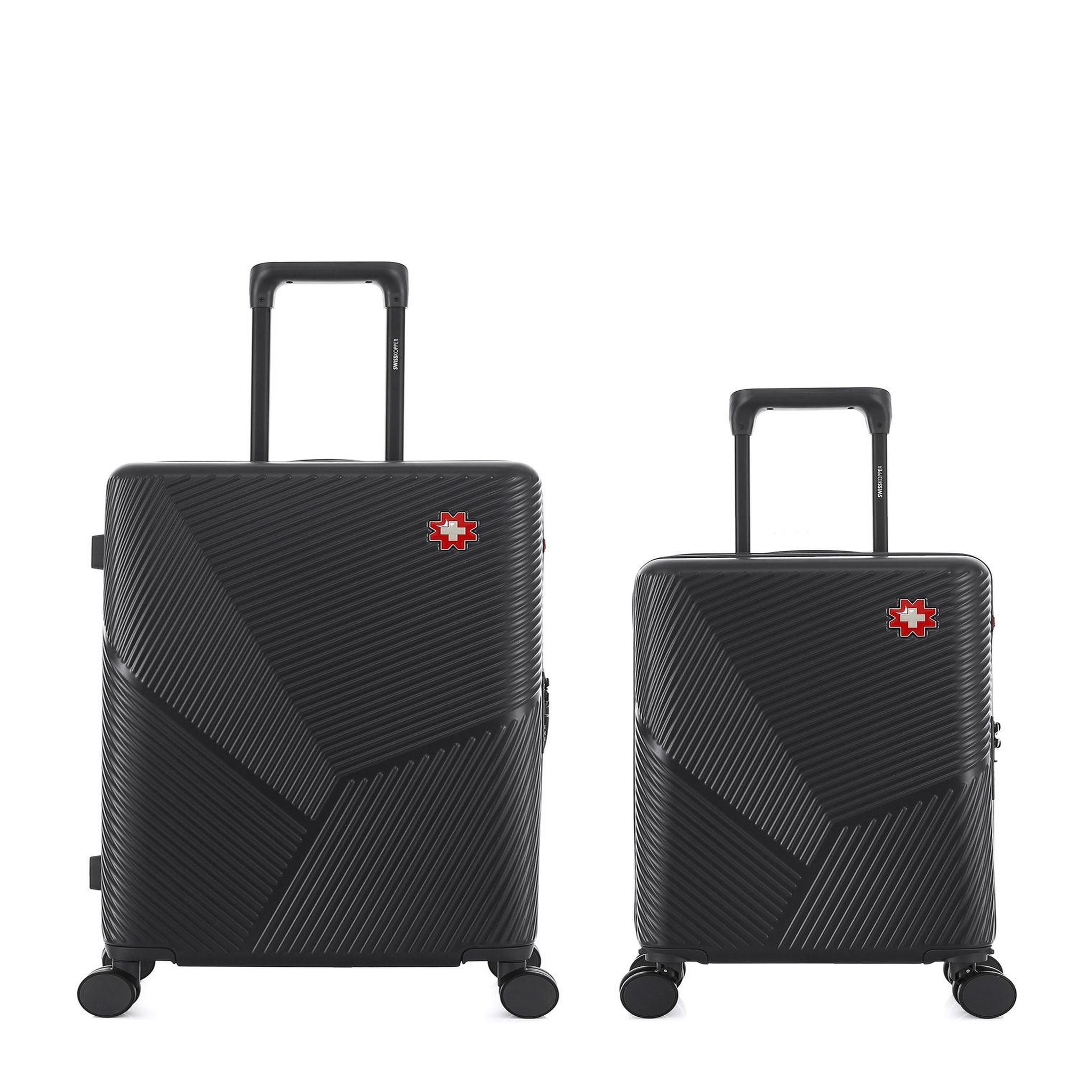 SWISS KOPPER Lot de 2 Valises Rigides Taille Moyenne et Cabine XS FRIBOURG