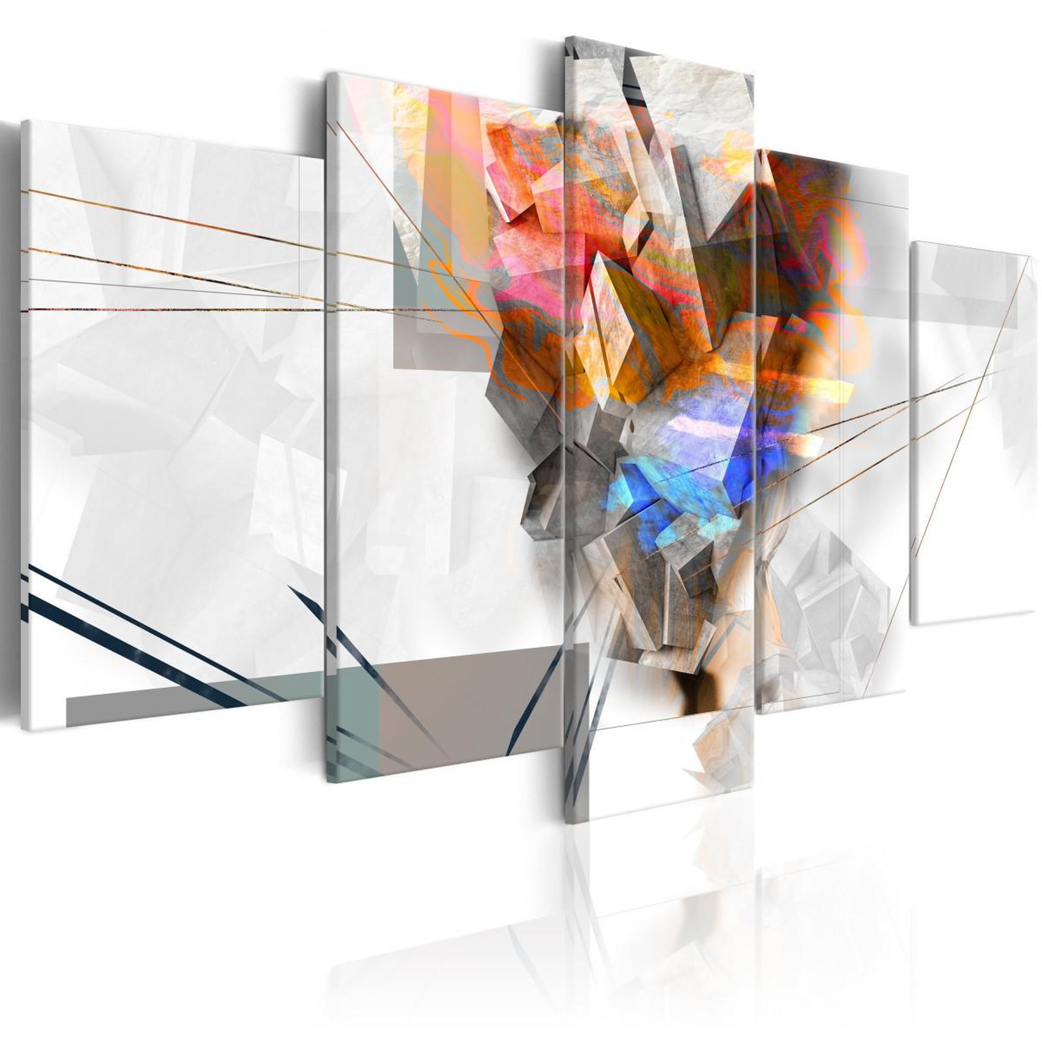 Voir la diapositive 1 : Paris Prix Tableau imprimé  abstract tower