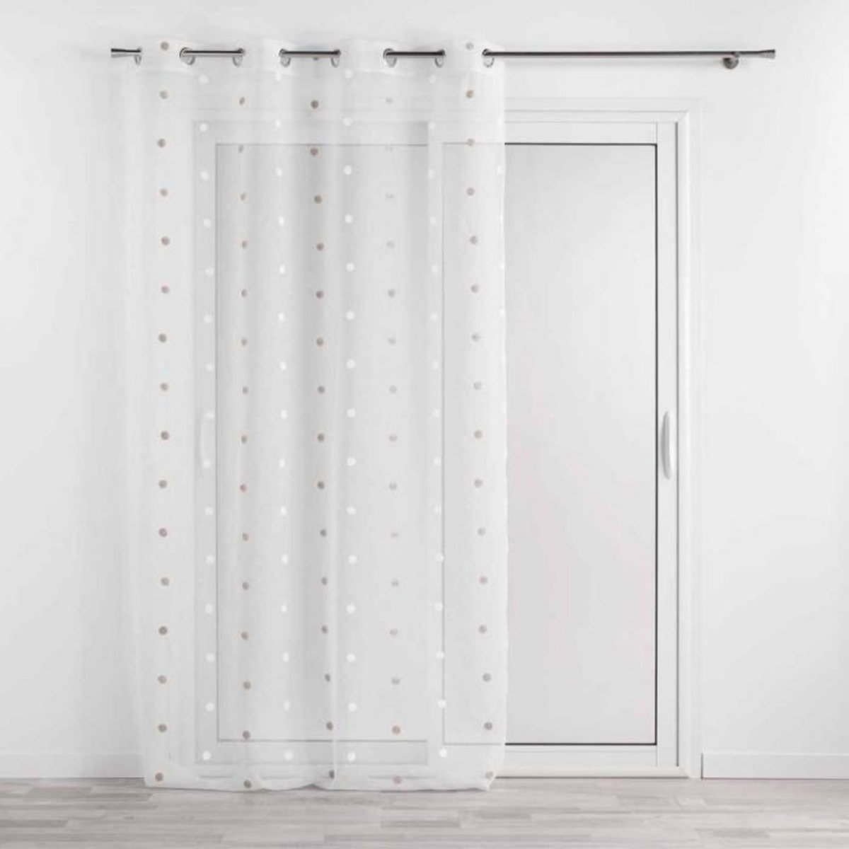 Paris Prix Rideau Voilage à Œillets  Lorna  140x240cm Blanc