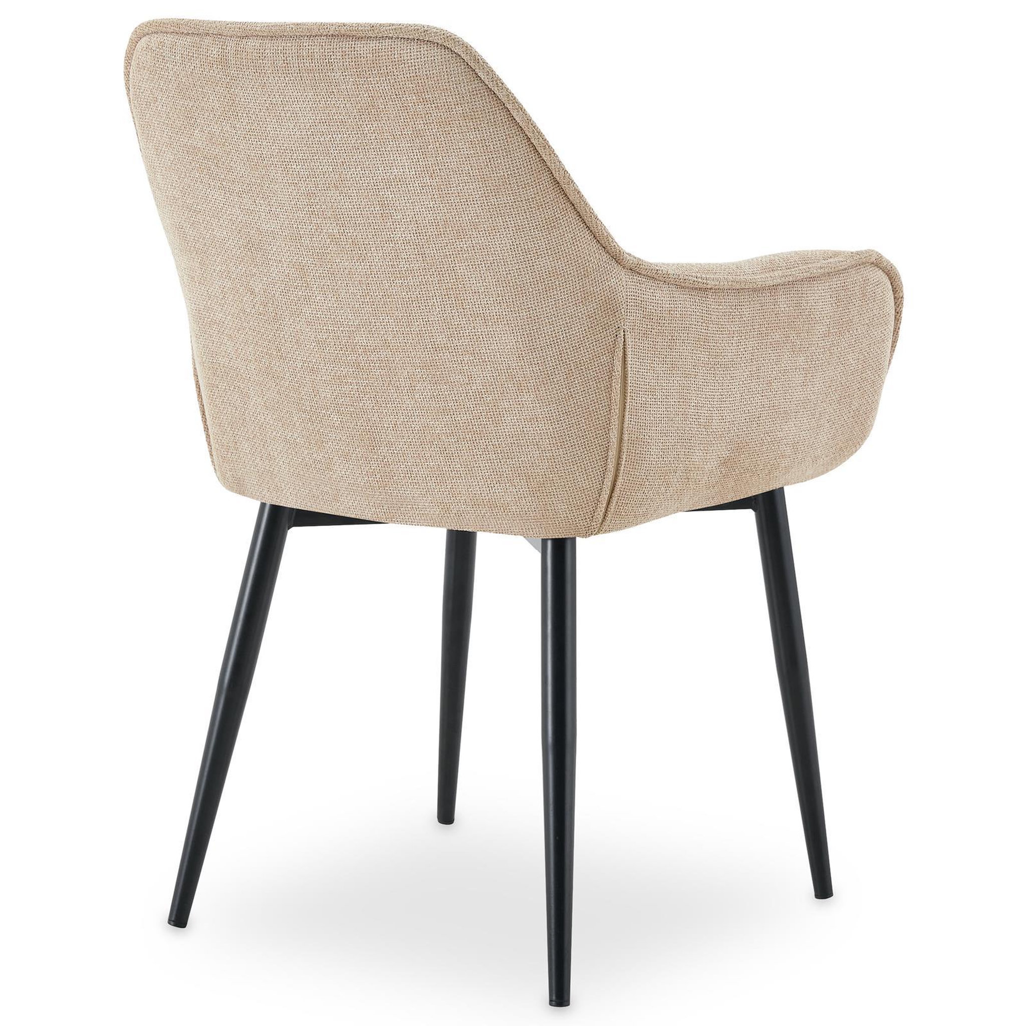 Voir la diapositive 6 : IDIMEX Lot de 2 chaises ARDEN de salle à manger en tissu