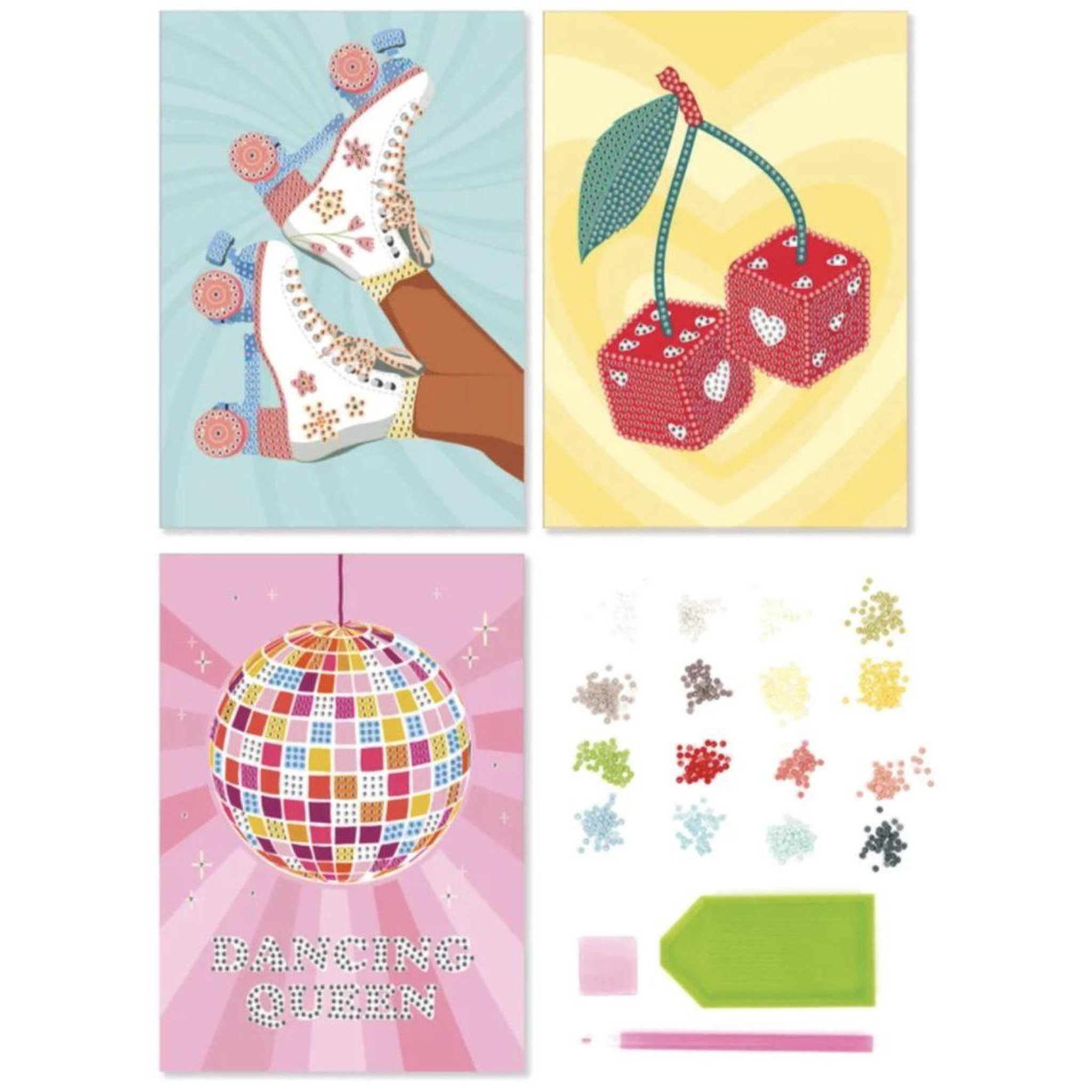 Voir la diapositive 2 : GRAINE CRÉATIVE Diamond painting - happy hour