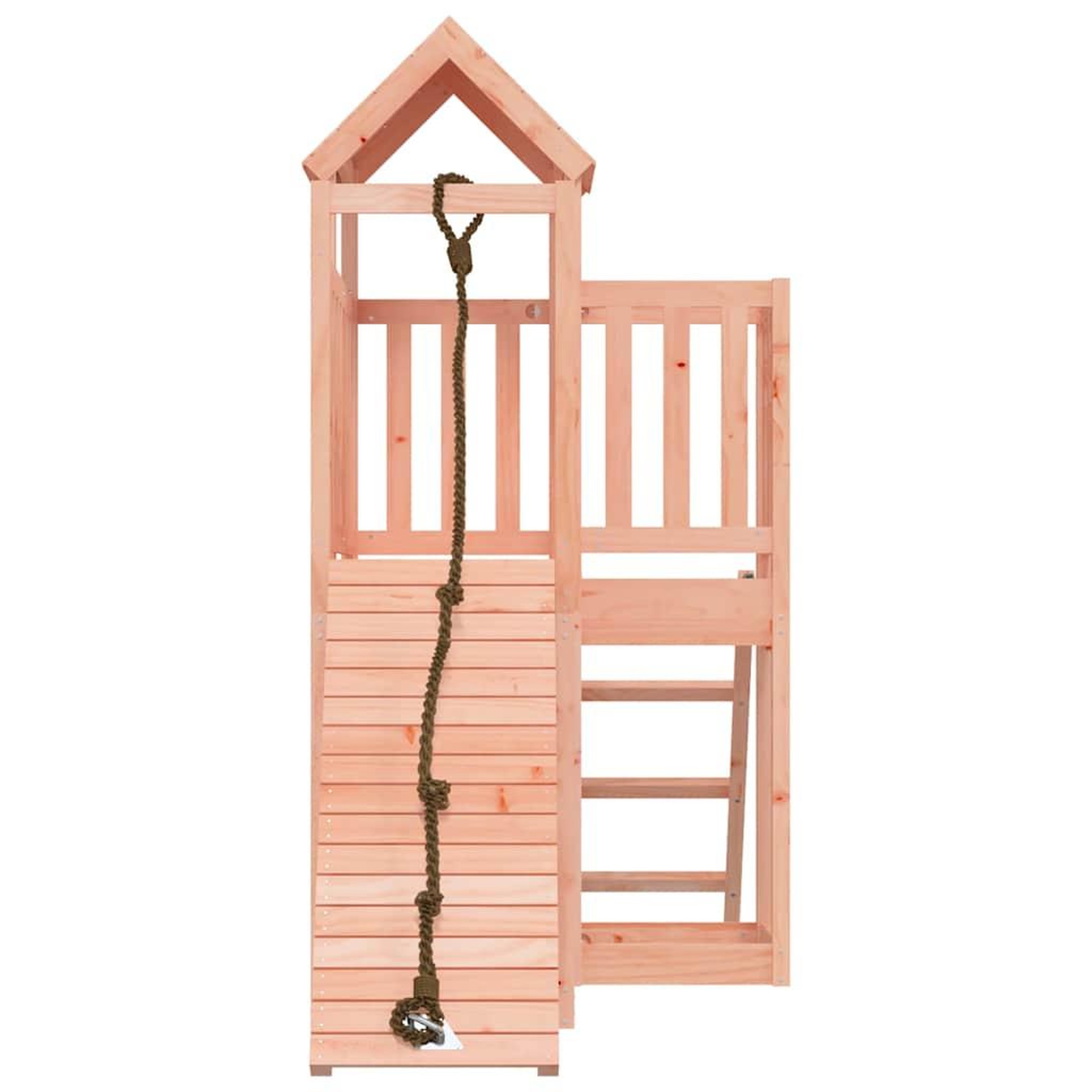 Voir la diapositive 4 : VIDAXL Maisonnette de jeu avec mur d'escalade bois massif douglas