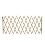 CENTRALE BRICO Barrière Stopmax, en bois brut, extensible à 230cm