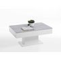 Voir la diapositive 4 : Paris Prix Table Basse Design  Lavola  100cm Gris & Blanc