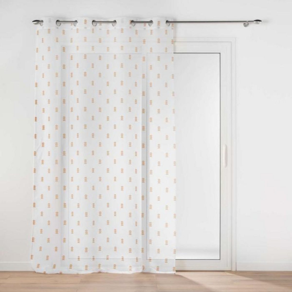 Paris Prix Rideau Voilage à Œillets  Geokid  140x240cm Miel