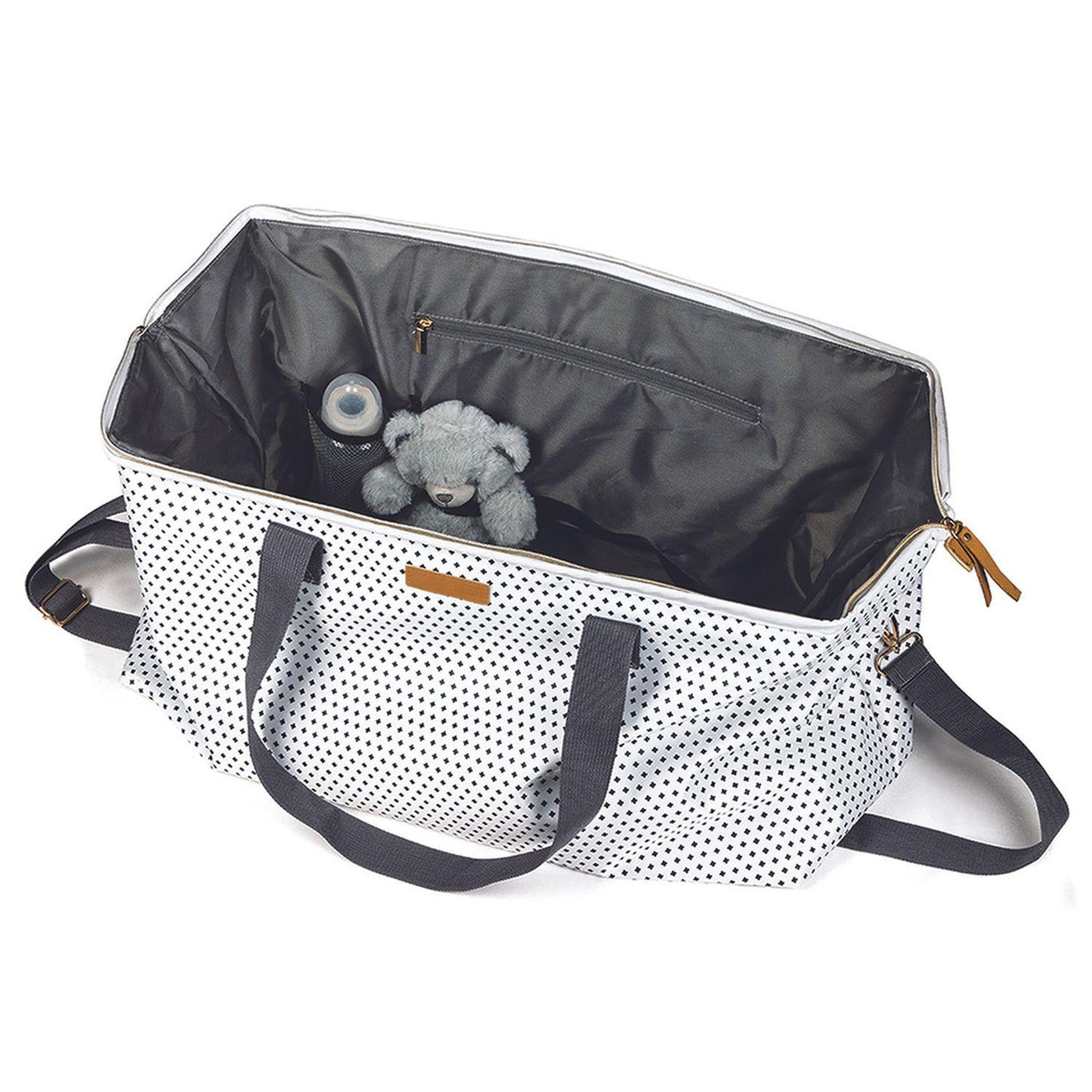 Voir la diapositive 4 : Tom & Zoé Sac de voyage enfant baby - l. 60 x h. 31 cm - blanc