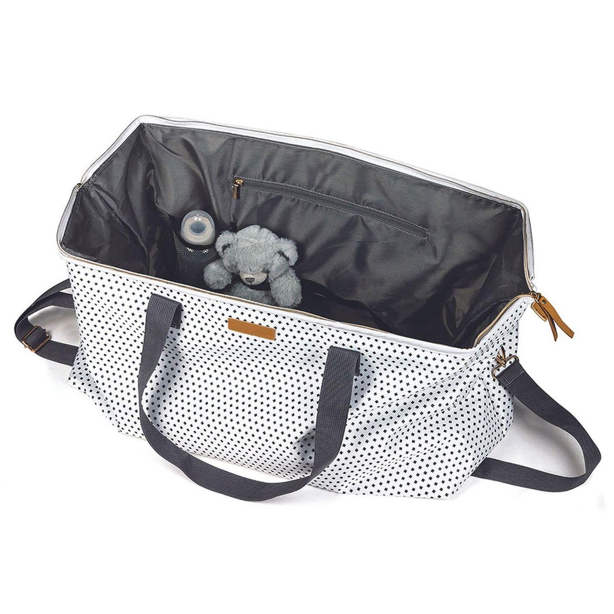 Tom & Zoé Sac de voyage enfant Baby - L. 60 x H. 31 cm - Blanc