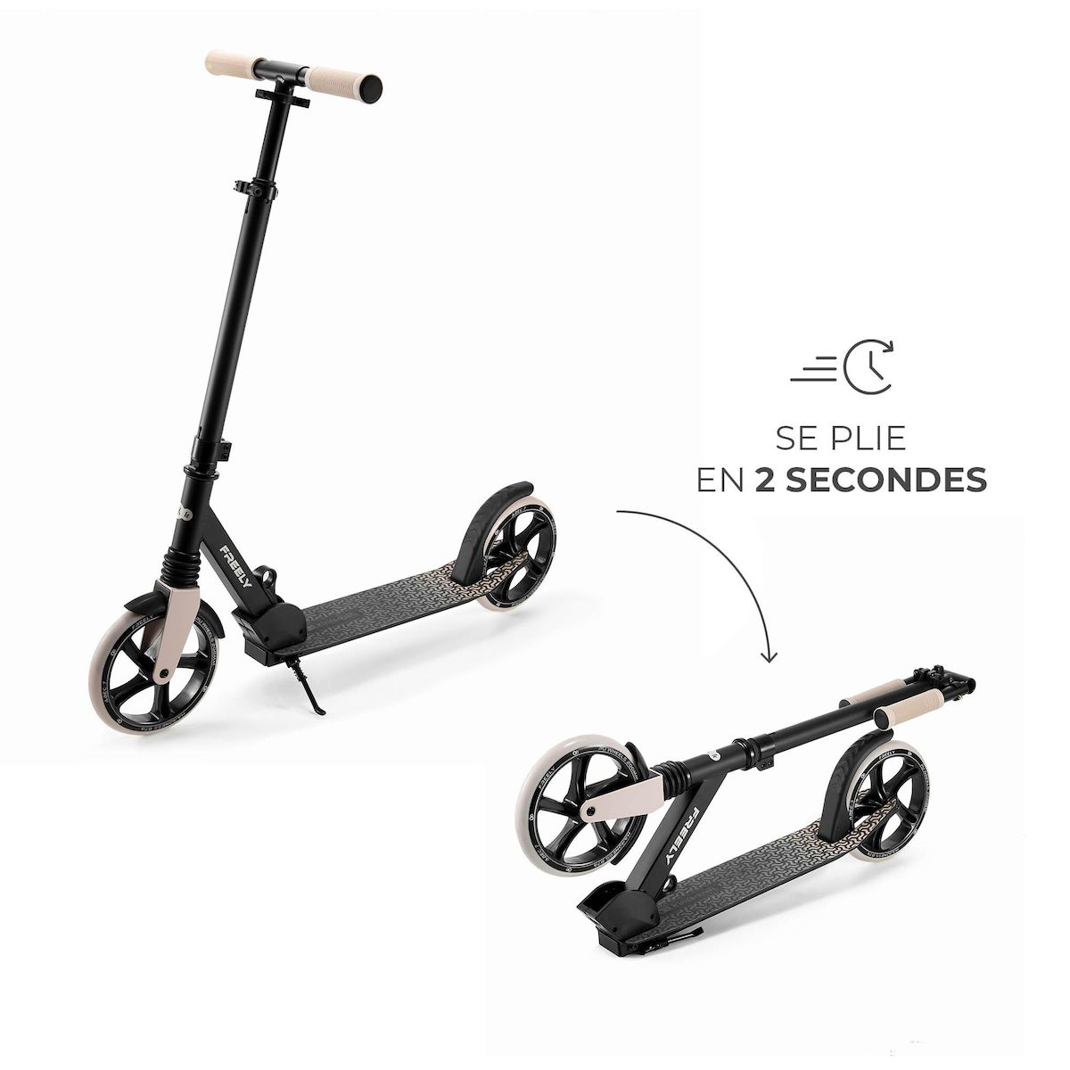 KINDERKRAFT Trottinette pliable urbaine enfant et adulte