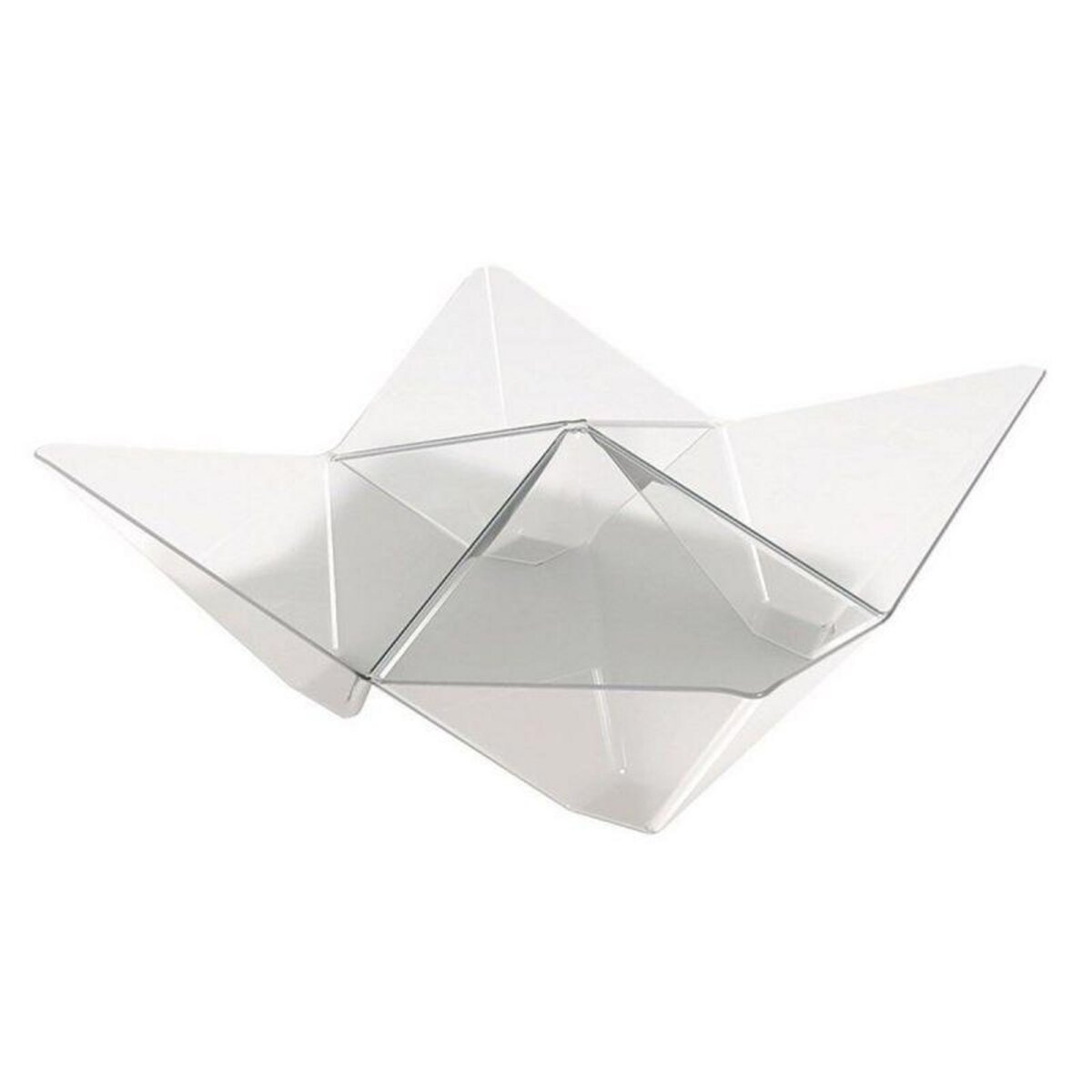 Paris Prix Lot de 6 Verrines en Plastique  Origami  60ml Transparent