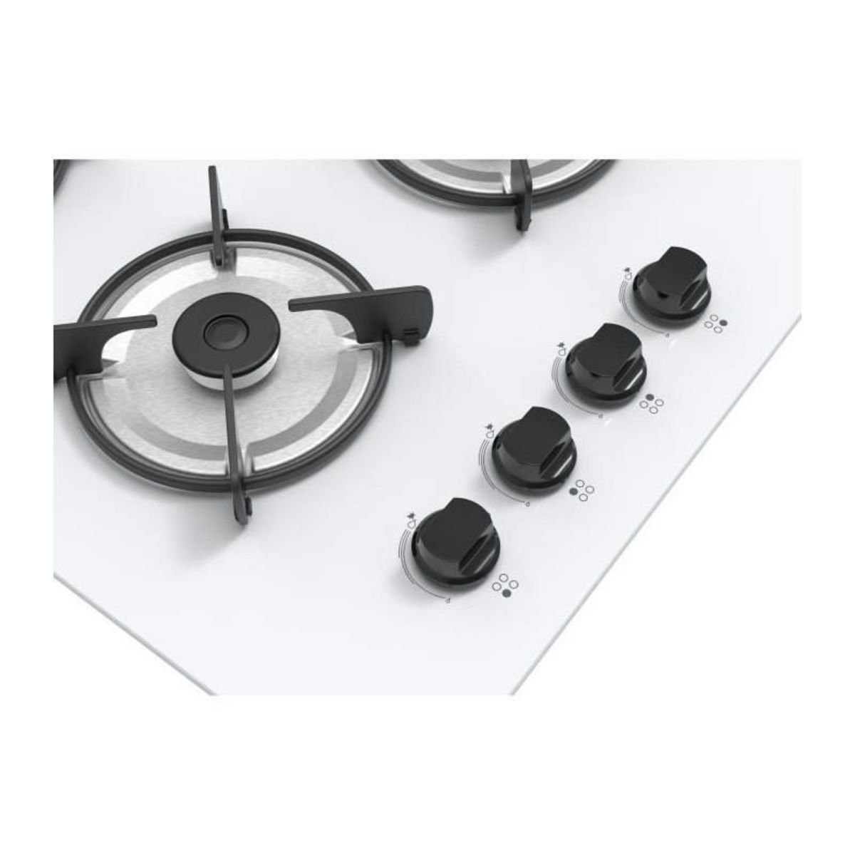 CONTINENTAL EDISON Table 4 foyers CONTINENTAL EDISON - Gaz verre blanc