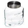 Voir la diapositive 2 : FIVE Bocal en Verre  Ovale  Inox  2,5L Transparent