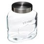 Voir la diapositive 2 : FIVE Bocal en Verre  Ovale  Inox  2,5L Transparent