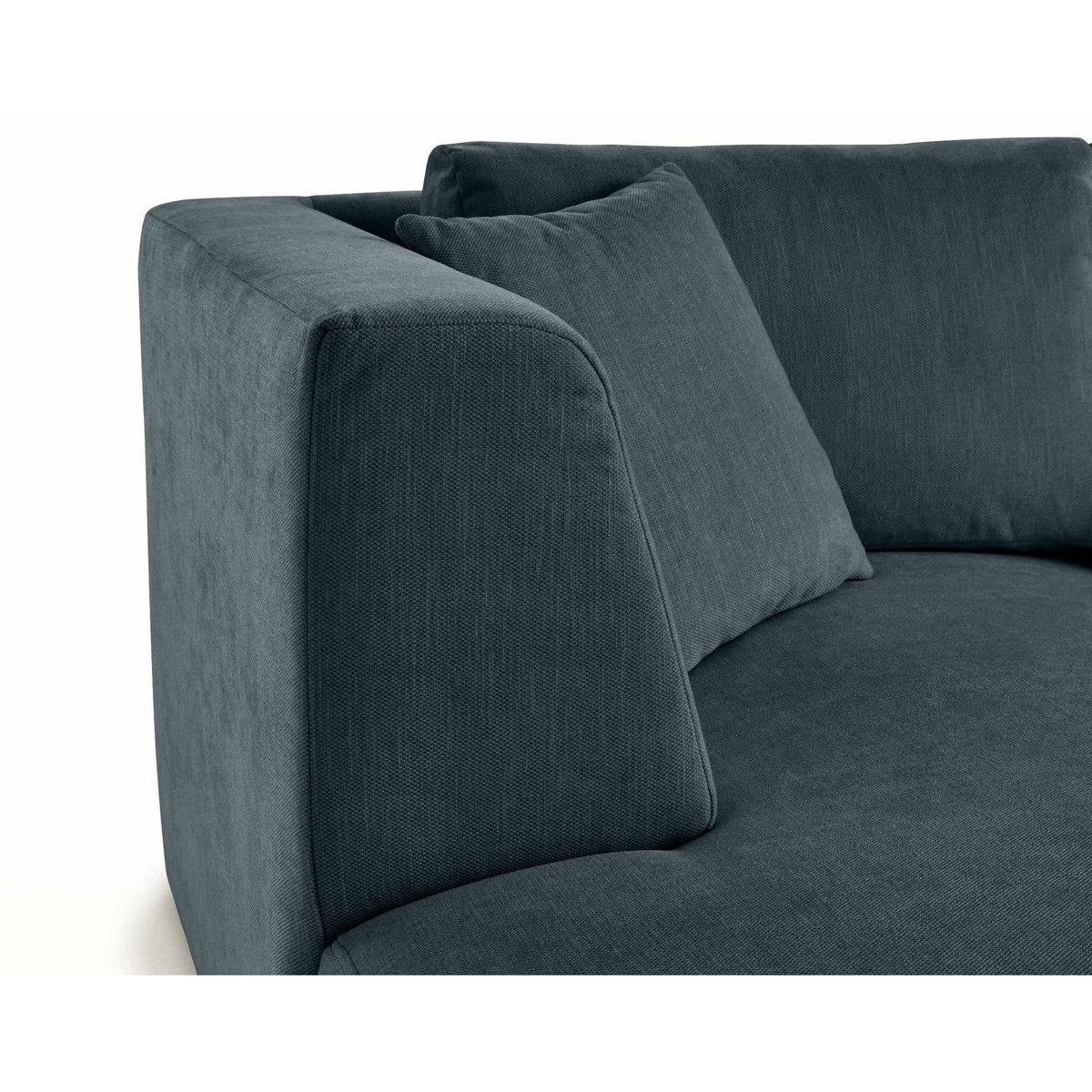 LISA DESIGN Santorini - module d'assise méridienne gauche - en tissu texturé