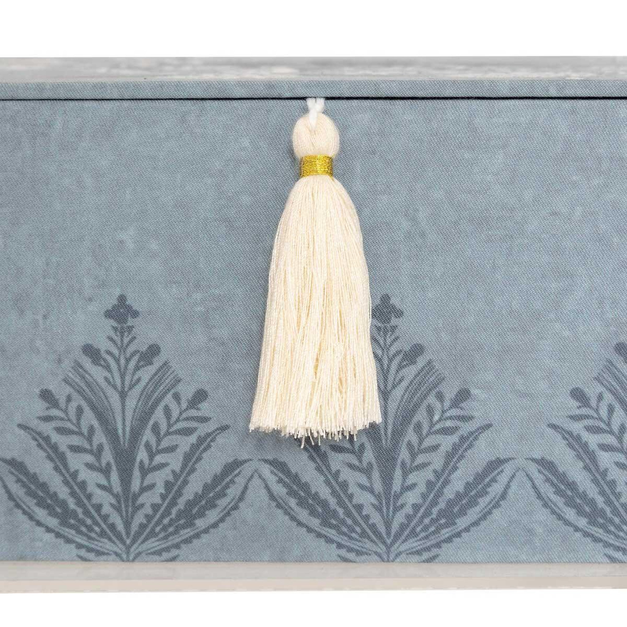 Voir la diapositive 5 : ATMOSPHERA Boîte à couture  wild romance  30cm bleu clair