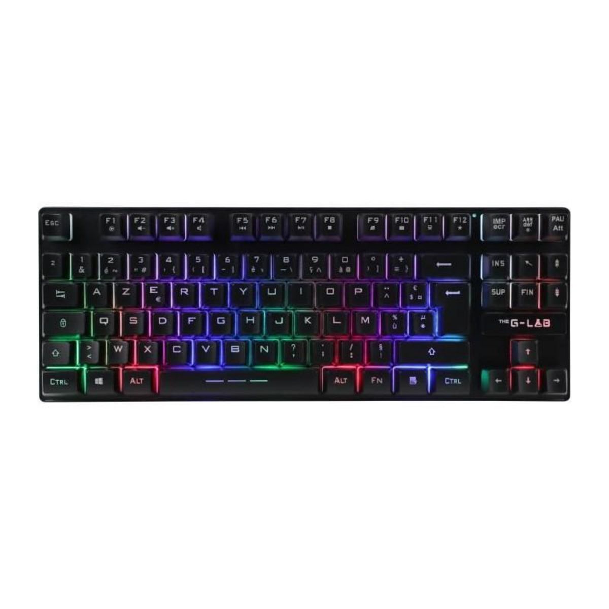 THE G-LAB Clavier Gamer - The G-Lab - KEYZ CAESIUM TKL WIRELESS - sans fil - azerty - Noir