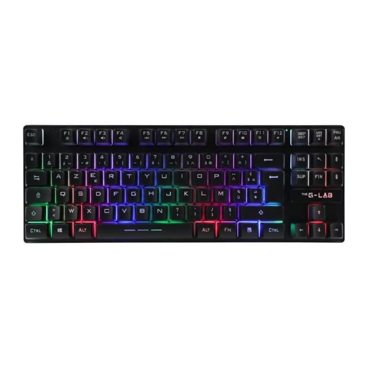 THE G-LAB Clavier Gamer - The G-Lab - KEYZ CAESIUM TKL WIRELESS - sans fil - azerty - Noir