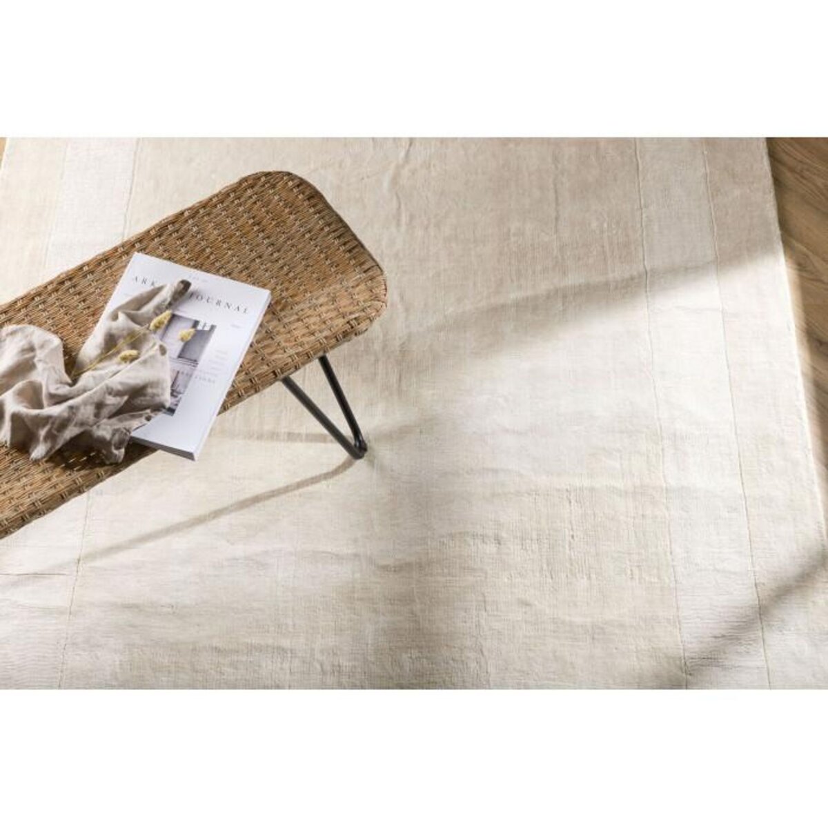 Paris Prix Tapis Déco  Boston  202x300cm Blanc